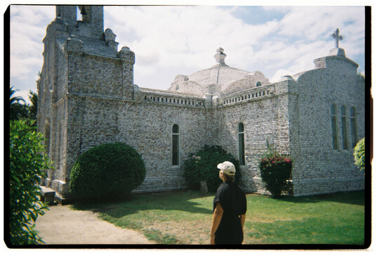 Shell chapel Hermitage of Saint Anne La Toja Island