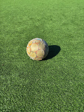 soccer ball on grass