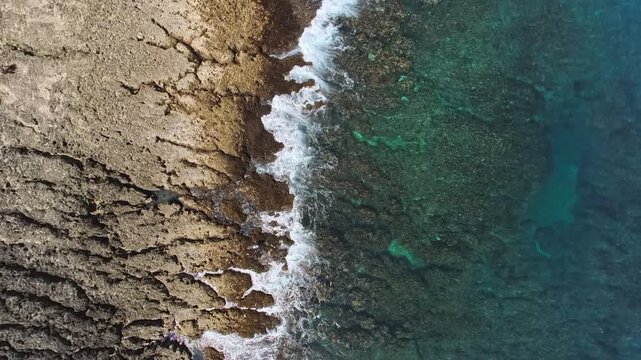 Blue Seas and Dramatic Seaside Landscape - Ilocos Norte, Philippines (Kapurpurawan Rock)