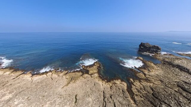 Dramatic Seaside Landscape - Ilocos Norte, Philippines (Kapurpurawan Rock)