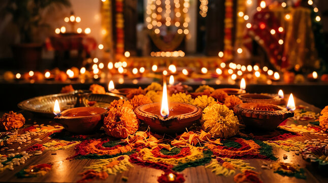 Diwali the festival of lights illuminates homes and hearts with vibrant colors joyous celebrations and the triumph of good over evil spreading