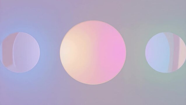 Concentric colorful rings expand and disappear beyond the frame, creating a seamless graphic loop.