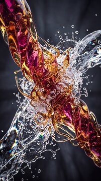 Dynamic Flow of Two Phase Turbulent Fluid Mixture