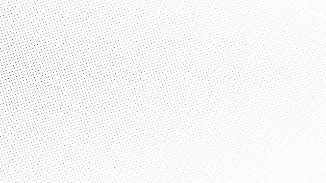 Dark minimal screen with pattern of tiny glowing violet dots arranged in a precise geometric grid