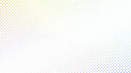 Obraz premium Intricate diamond grid pattern featuring a vibrant rainbow gradient fading into a dark black background