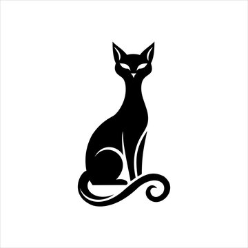 Cat sign shape for sticker production