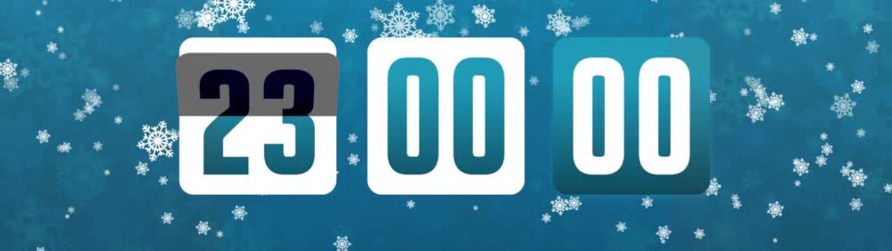 Happy new year 2027 Countdown Snow firework 4K