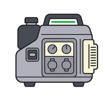 Portable generator illustration