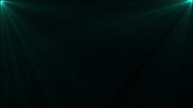 Shine or sun effect on black screen cc light. Glitter, shiny, bright, flare footage Isolated white light rays animation on black background.