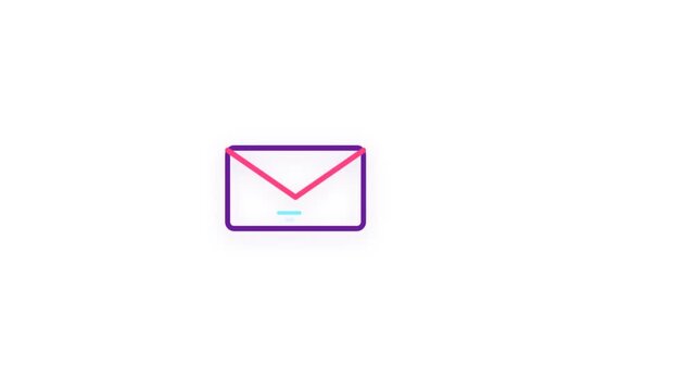 Minimalist Purple Animated Line Graphic of HTML Coding Bracket Symbol for Web Development and Tech UI