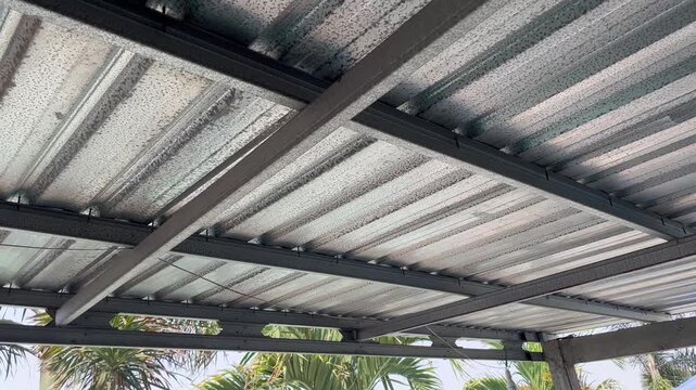 Industrial Metal Roof Canopy with Heat Insulation Layer