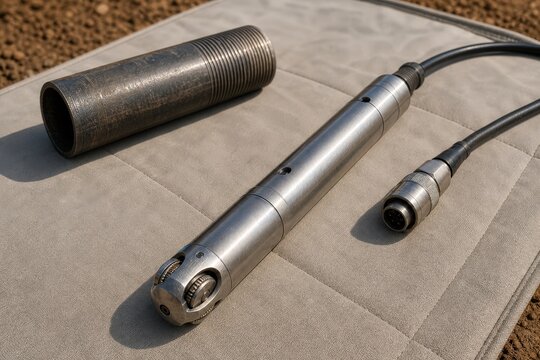 Geotechnical slope inclinometer monitoring - a biaxial probe beside grooved casing