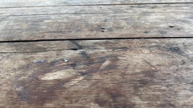 Abstract macro texture of weathered rustic wood planks background