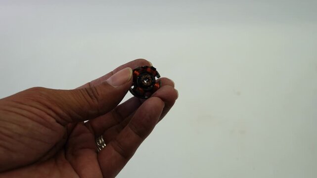 Micromotor copper-wound rotor