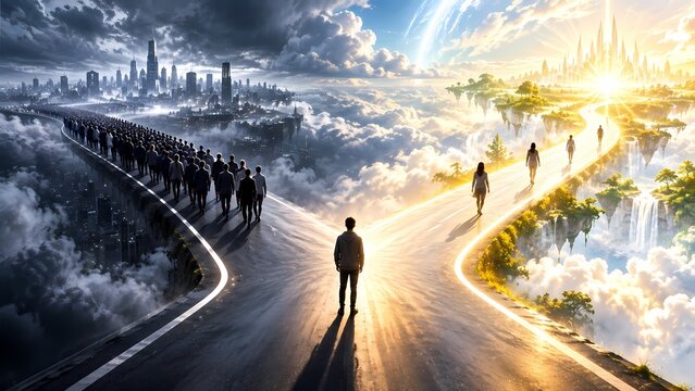 Crossroads Between Light and Darkness, Utopia and Dystopia, Spiritual Choice of Life Paths