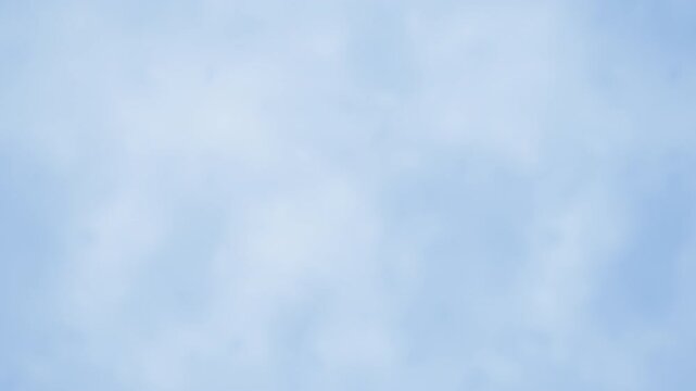 Powder blue plain background with soft drifting sky and cloud texture for presentation social media and minimal design animated seamless loop