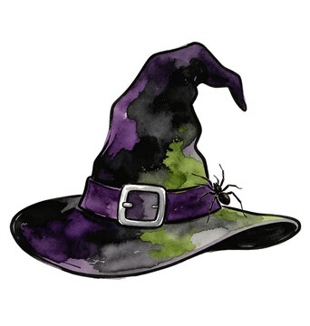 halloween black witch hat