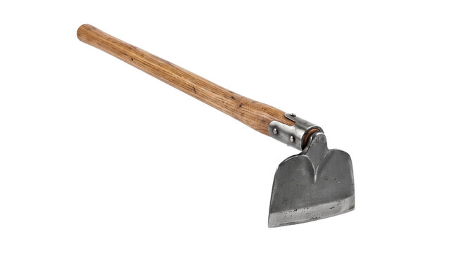 garden hoe isolated on transparent background