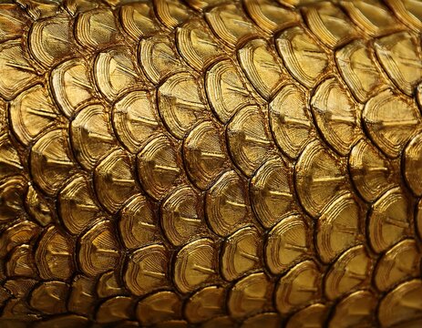 golden dragon skin texture background