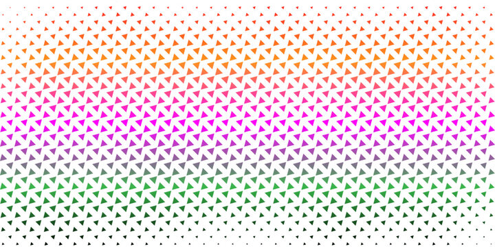 Colorful gradient triangle halftone pattern vector illustration for abstract background, modern poster, banner, branding, technology and digital design