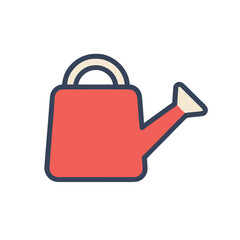 Red watering can icon © memey