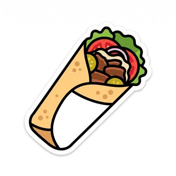 Sticker Shawarma Kebab by KR
