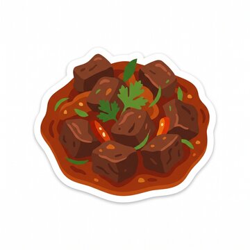 Sticker Rendang Beef by KR