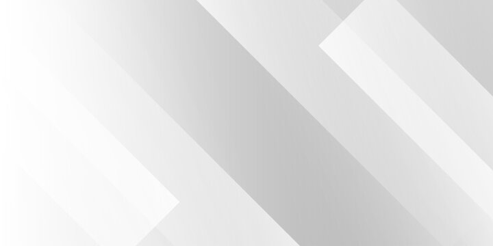 Abstract White and Grey Geometric Background with Diagonal Shapes for Modern Corporate Design
