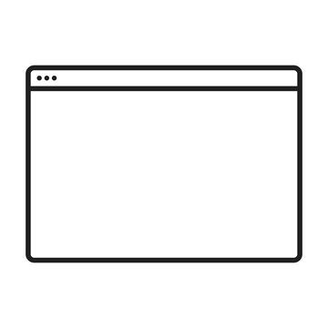Png browser window frame sticker, transparent background