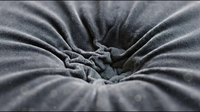 Ray Traced Velvet Memory Foam Surface Compression