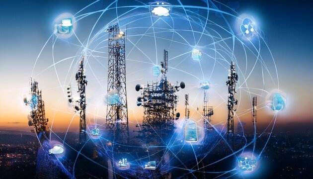 telecom services delivered via telecommunication signals focusing on the seamless integration of multiple services