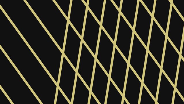 Gold lines forming a geometric diagonal pattern on a dark black background