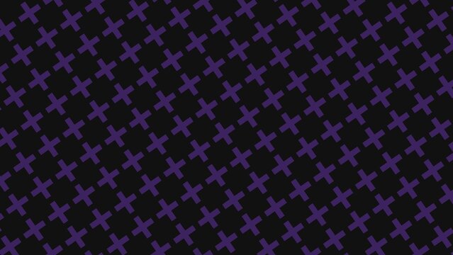 Purple cross pattern seamless geometric diagonal background texture
