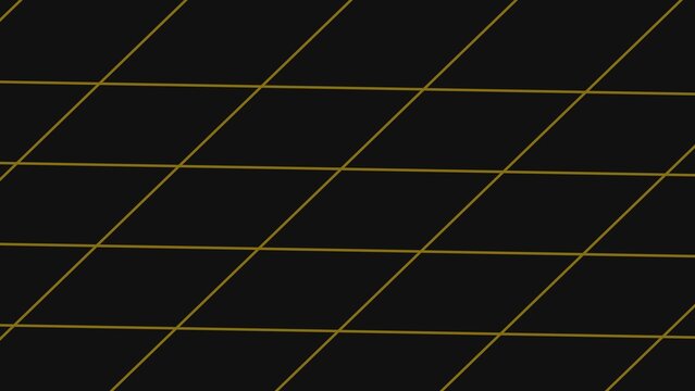 Golden diagonal grid pattern on dark black background for modern design