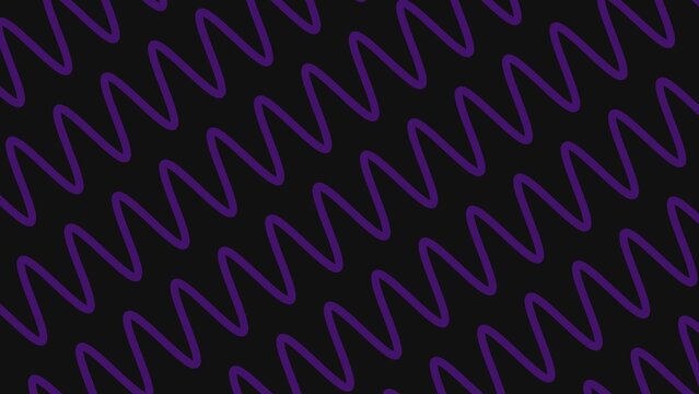 Purple wavy lines pattern on dark background