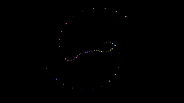 Abstract Quantum Computing Flux Qubit Lattice Radiating Emerald Holographic Energy Waves With Vibrant Neon Accents High Contrast on Black Background - 4K UHD Seamless Loop Video