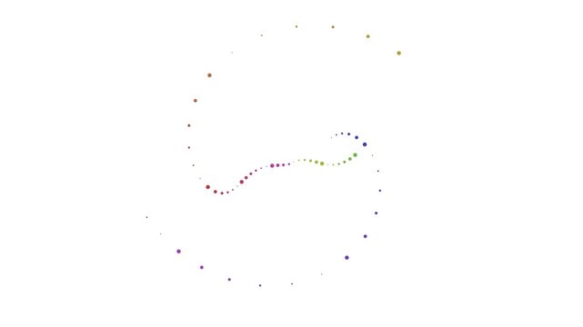Abstract Quantum Computing Flux Qubit Lattice Radiating Emerald Holographic Energy Waves With Vibrant Neon Accents High Contrast on White Background - 4K UHD Seamless Loop Video