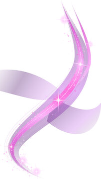 Elegant and modern abstract design featuring flowing purple ribbons with sparkling highlights and soft curves that create a sense of movement and dynamism for creative projects 