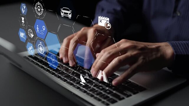 GPS icons show navigation, GPS tracking, and location. GPS supports real time maps, direction, and GPS navigation services for mobility and transport. Funnel