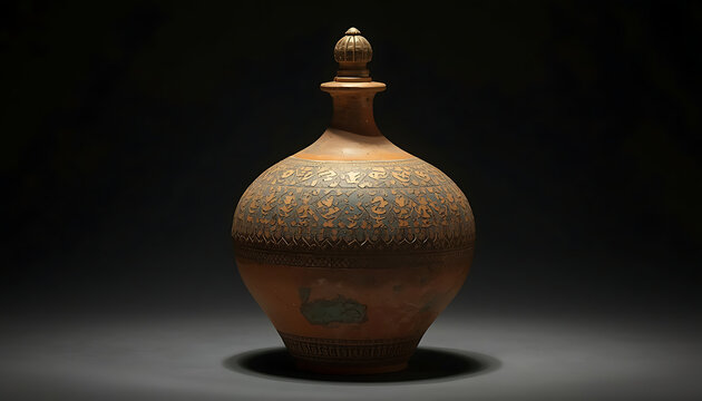 old ceramic vase