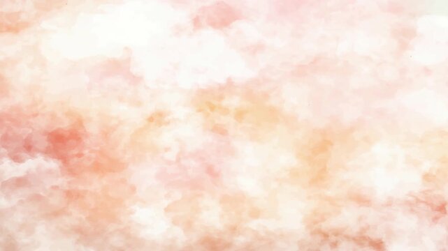 Soft Peach Watercolor Texture Overlay 4K