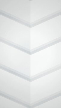 White geometric v shape Chevron panels seamless loop motion background
