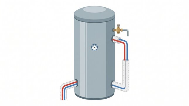 Solar thermal storage tank for renewable energy and efficient heat management