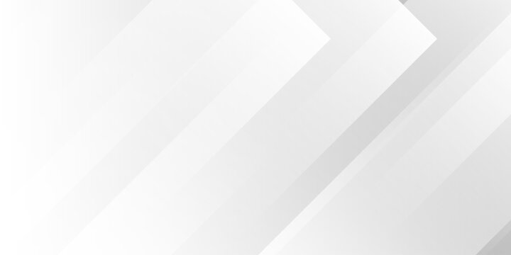 Modern abstract background with white and gray geometric diagonal stripes, creating a professional and minimalist design for business, technology, and elegant web templates