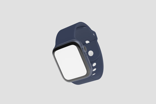 Blank Smartwatch Mockup - 3D Illustration