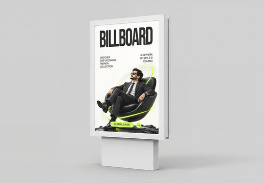 Billboard Advertising Mockup Display