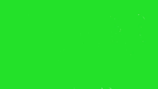 Film dust and heavy grain texture overlay on green screen. Flim Rolling green Screen with dust and scratches. Film Efect, Stop Motion vintage black film grain texture with dust and scratches,