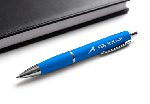 Minimal Ballpoint Pen Mockup