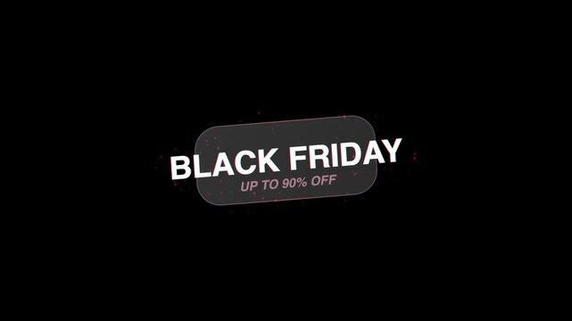 Black Friday Sale Animation Graphic