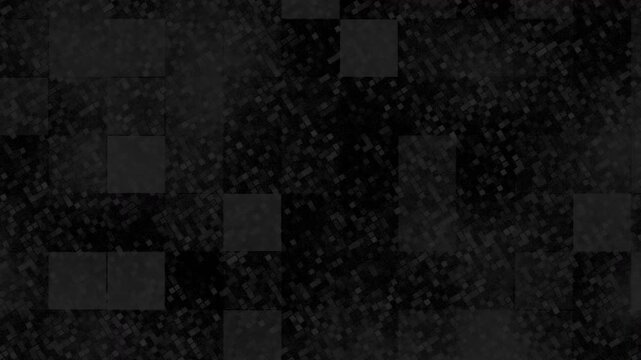 Dark geometric pixel pattern abstract black digital background suitable for modern technology websites, digital wallpaper, and minimalist graphic design.